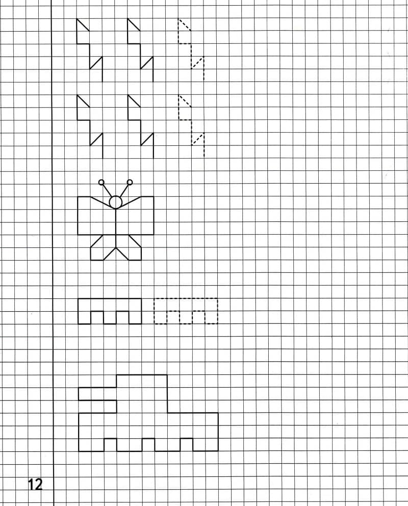 Повторить материал в тетради. Рисунки по клеточкам. Узоры по клеточкам в тетради. Узоры в тетради в клетку. Рисунки по клеточкам маленькие.